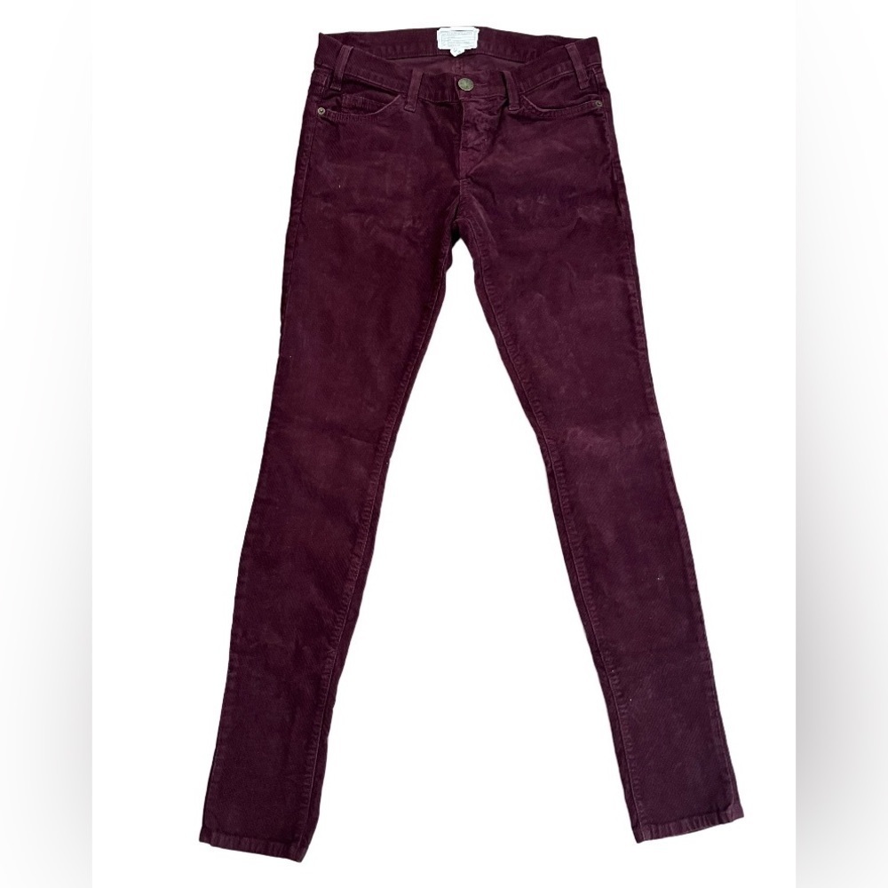 Current/Elliott The Stiletto Corduroy Skinny Jeans